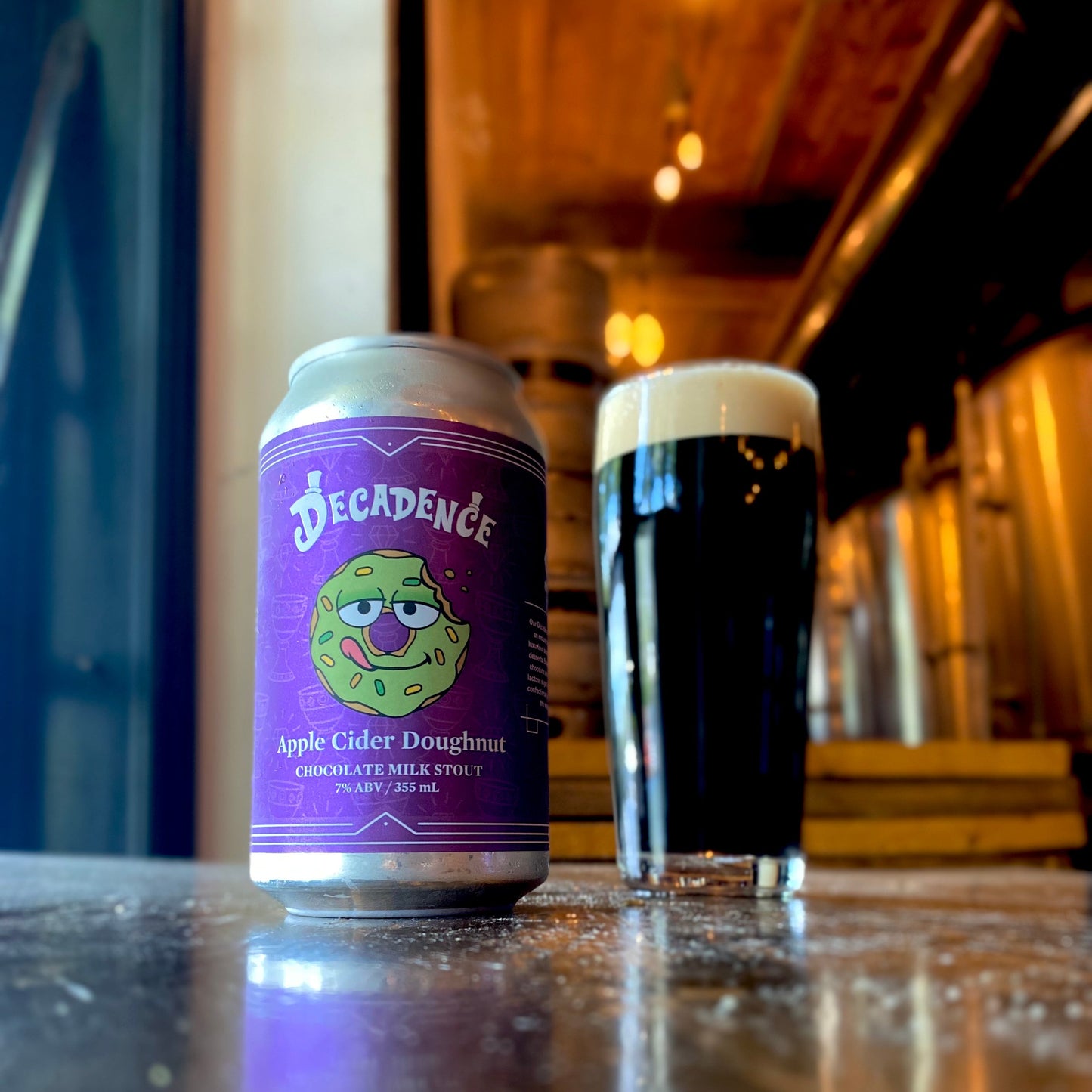 Decadence Chocolate Milk Stout: Apple Cider Doughnut