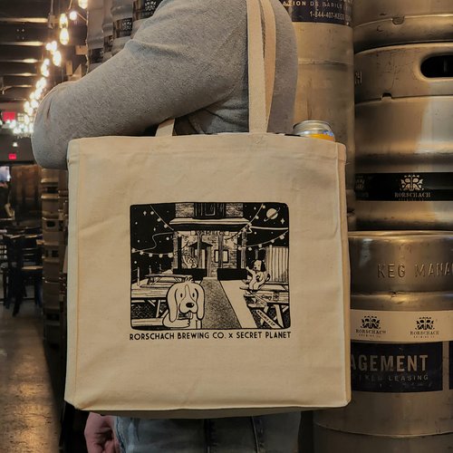 TOTE BAG X SECRET PLANET PRINT SHOP