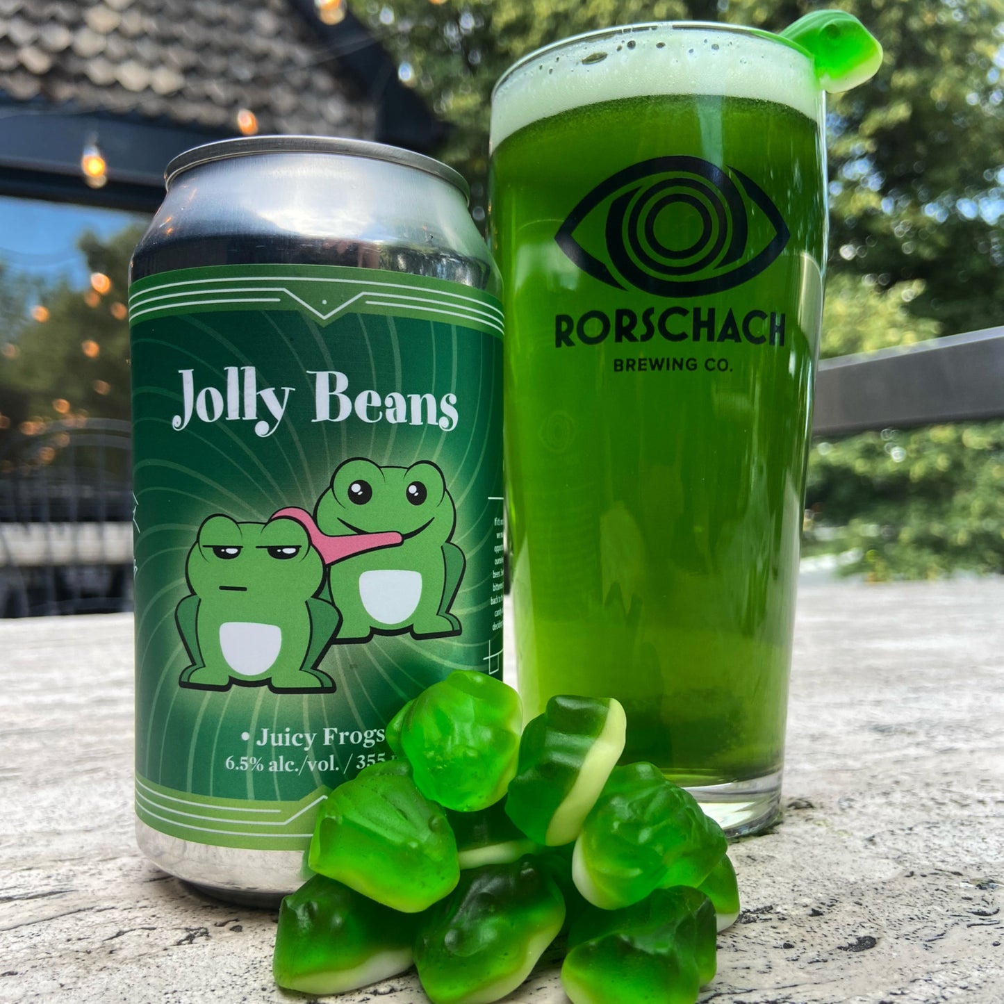 Jolly Beans: Juicy Frog Gummies Candy Sour
