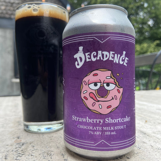 Decadence Chocolate Milk Stout: Strawberry Shortcake